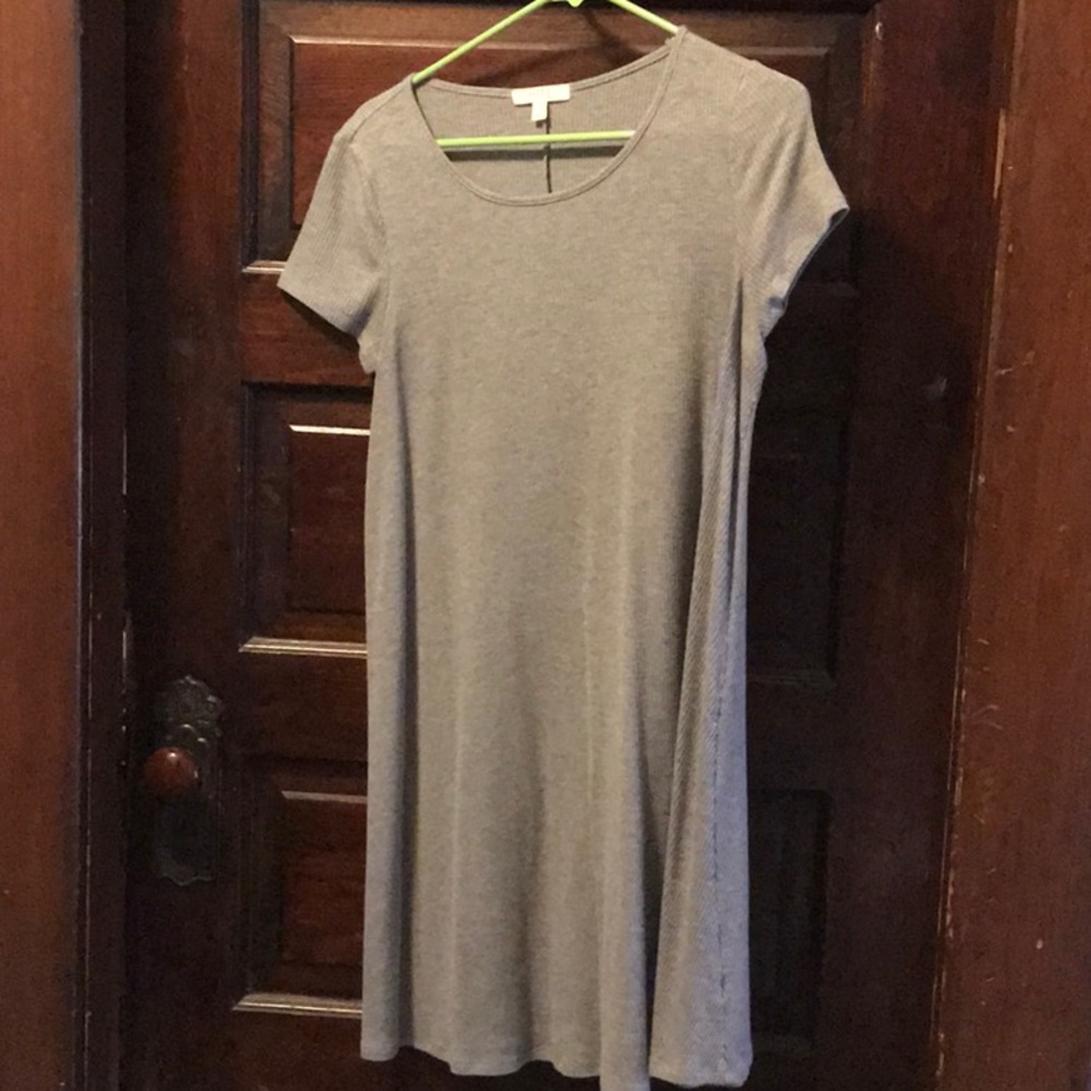 Grey T-Shirt Dress